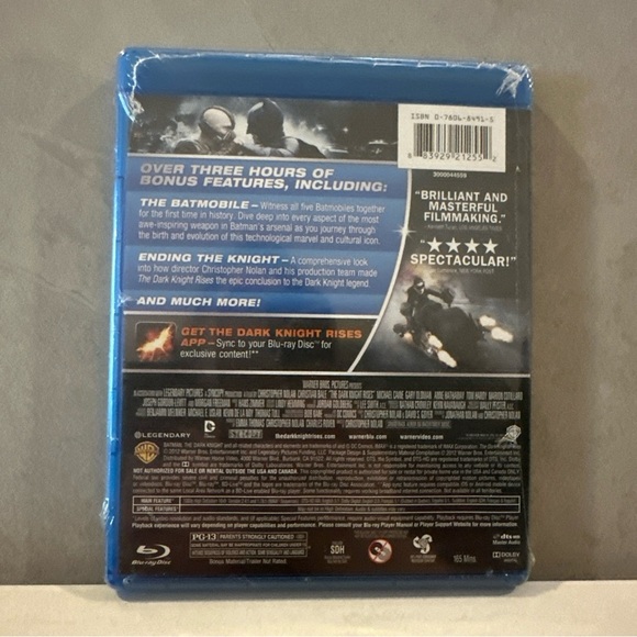 Batman The Dark Knight Rises (Blu-ray, 2012) Sealed - Picture 2 of 2